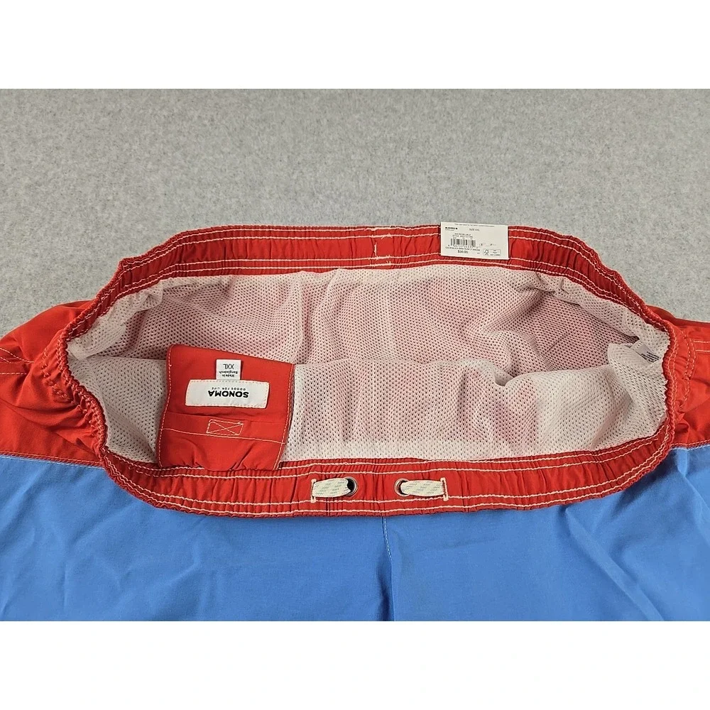 Sonoma‎ Swim Trunk Shorts Mens Size XXL Lined 7